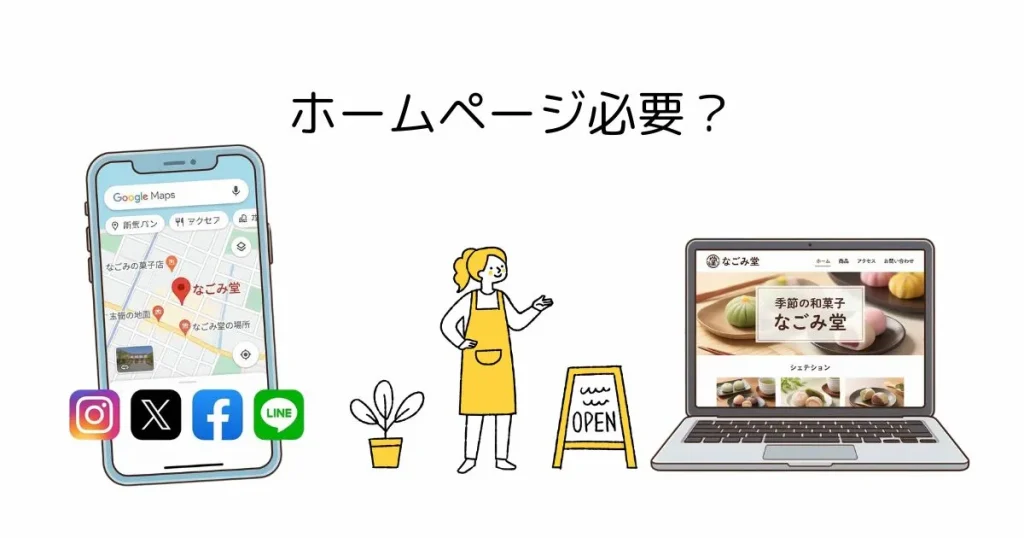 ホームページは必要？Googleマップ時代でも作る価値がある理由